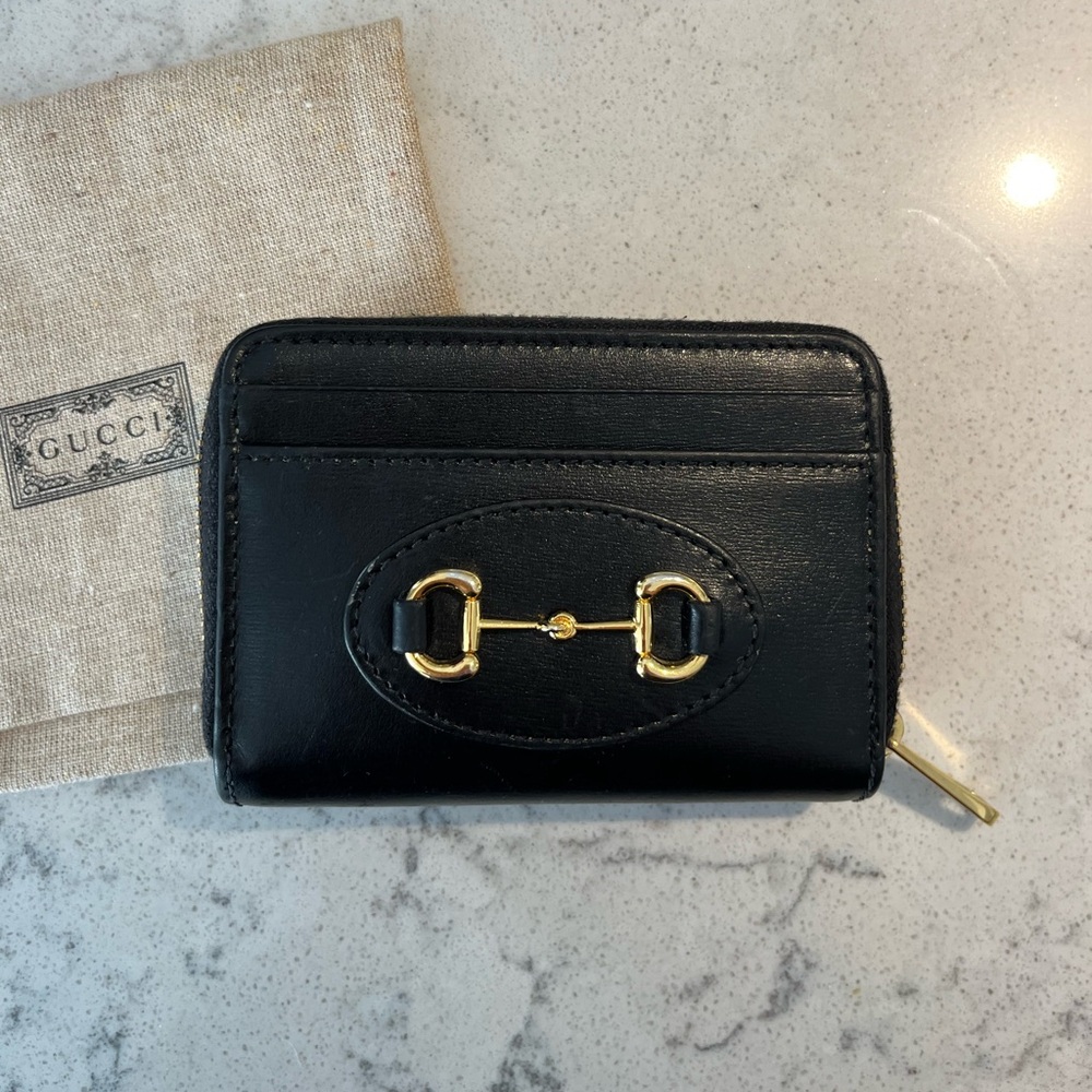 Authentic Gucci Horsebit Cardholder